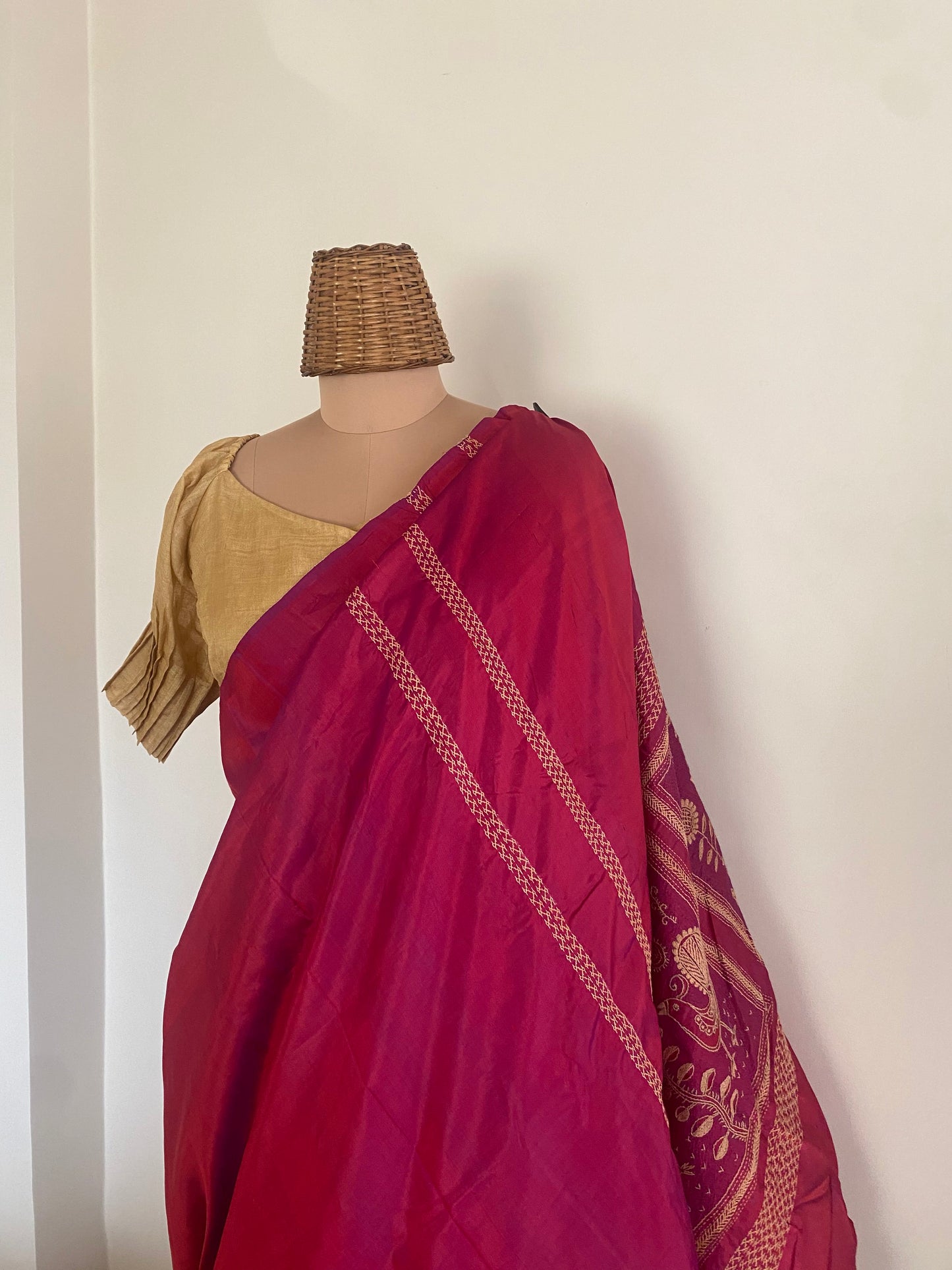 Folk Saree Pink