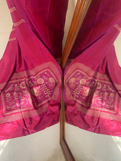 Folk Saree Pink