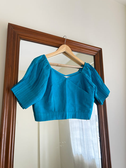 Baani SILK Blue Check