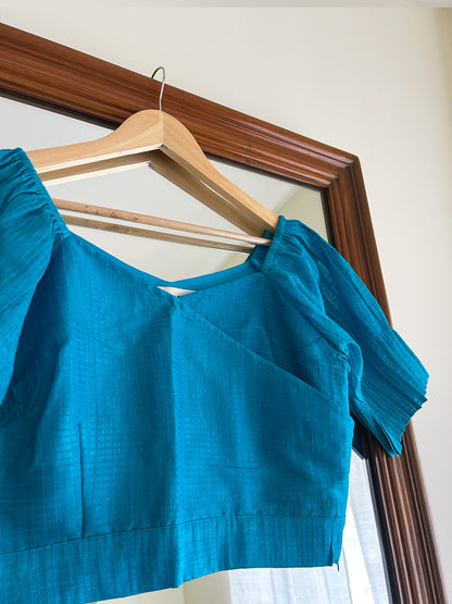 Baani SILK Blue Check