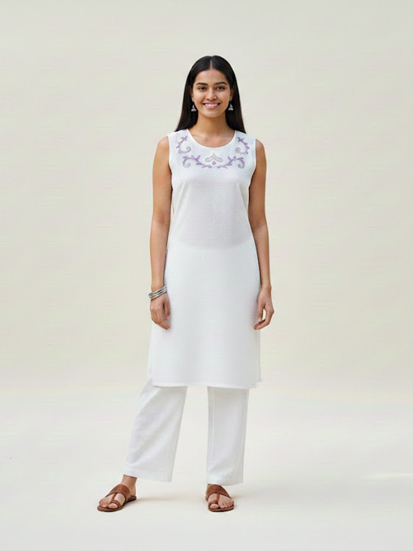 PIA Milky white Dress