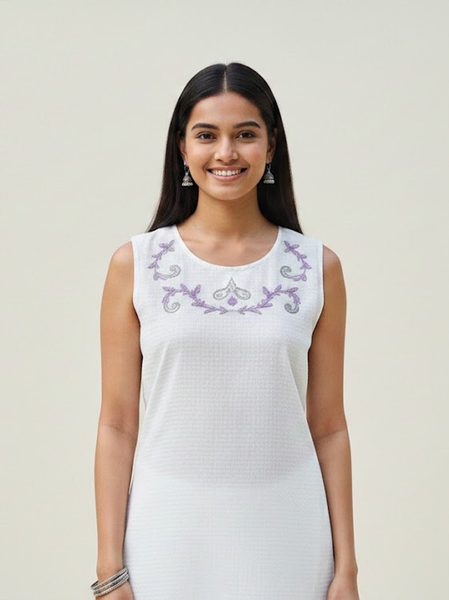 PIA Milky white Dress